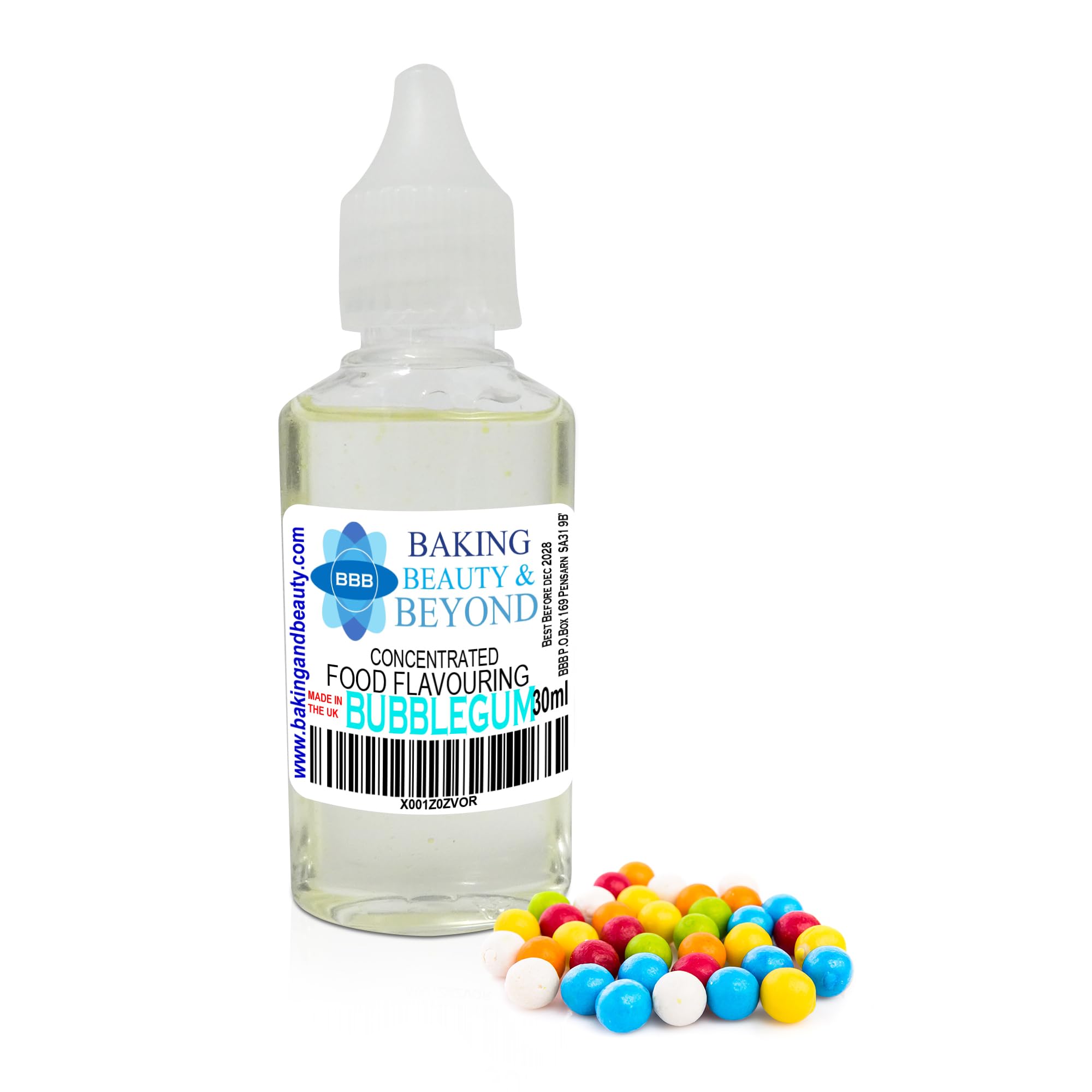 Baking Beauty and Beyond Concentrated Food Flavouring - Bubblegum (30ml)