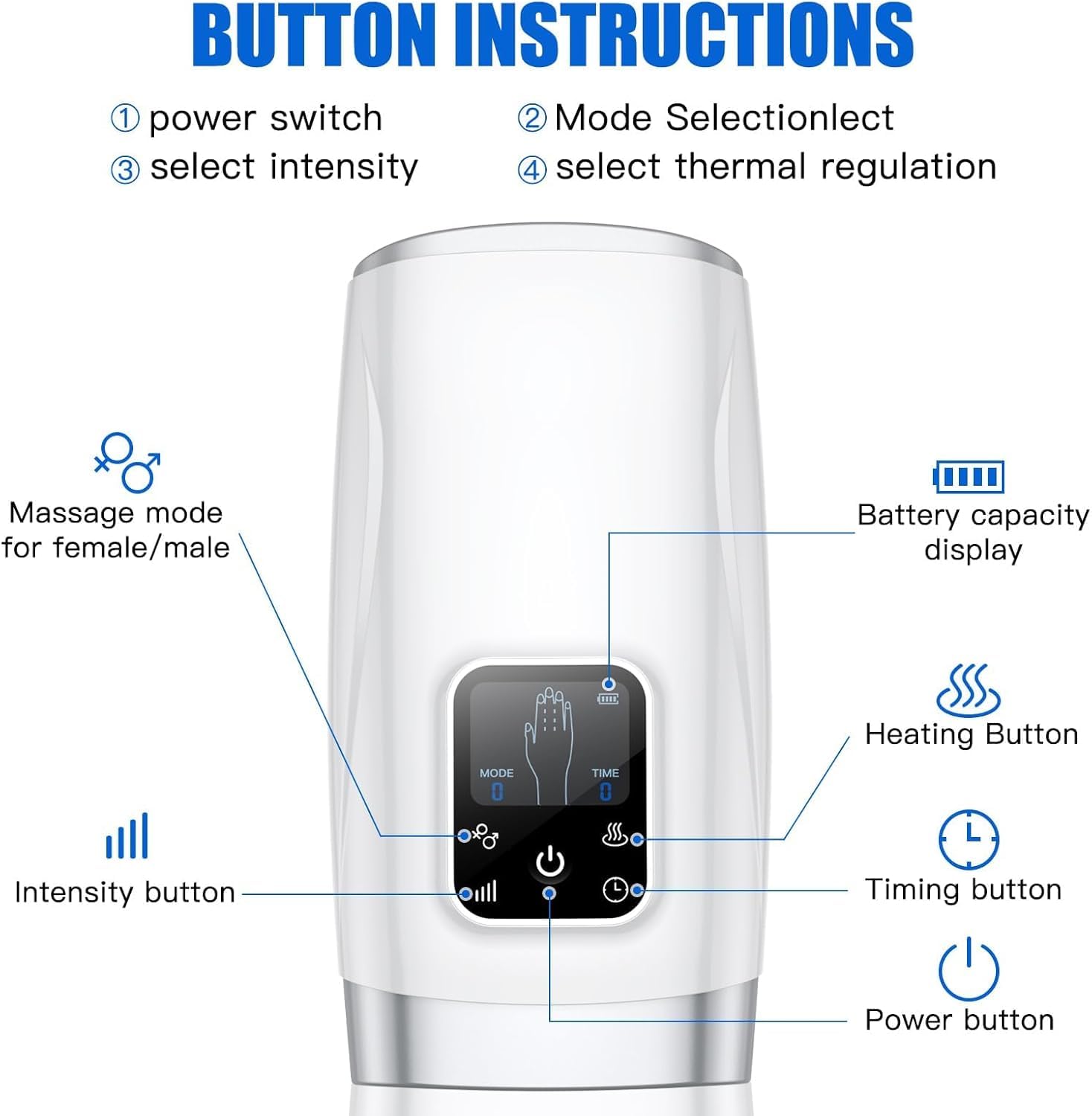 Photo 1 of Gifts for Women Men-Hand Massager with Heat and Compression for Arthritis Carpal Tunnel Pain Relief,Hand Muscles,Finger Numbness and Relief Wrist Carpal Tunnel Pain Cordless Hand Massagers- (Sliver)