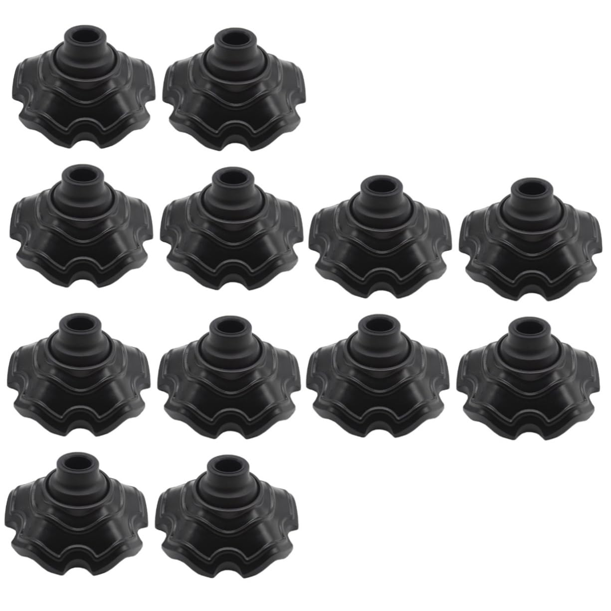 Uonlytech 3 Set Di Copripiedi Per Sedie Da Campeggio Protezioni Per Piedi Per Sedie Da Esterno Piedini Di Ricambio Per Da Campeggio Protezioni Per Pavimenti in Legno Duro 4 Pezzi*3