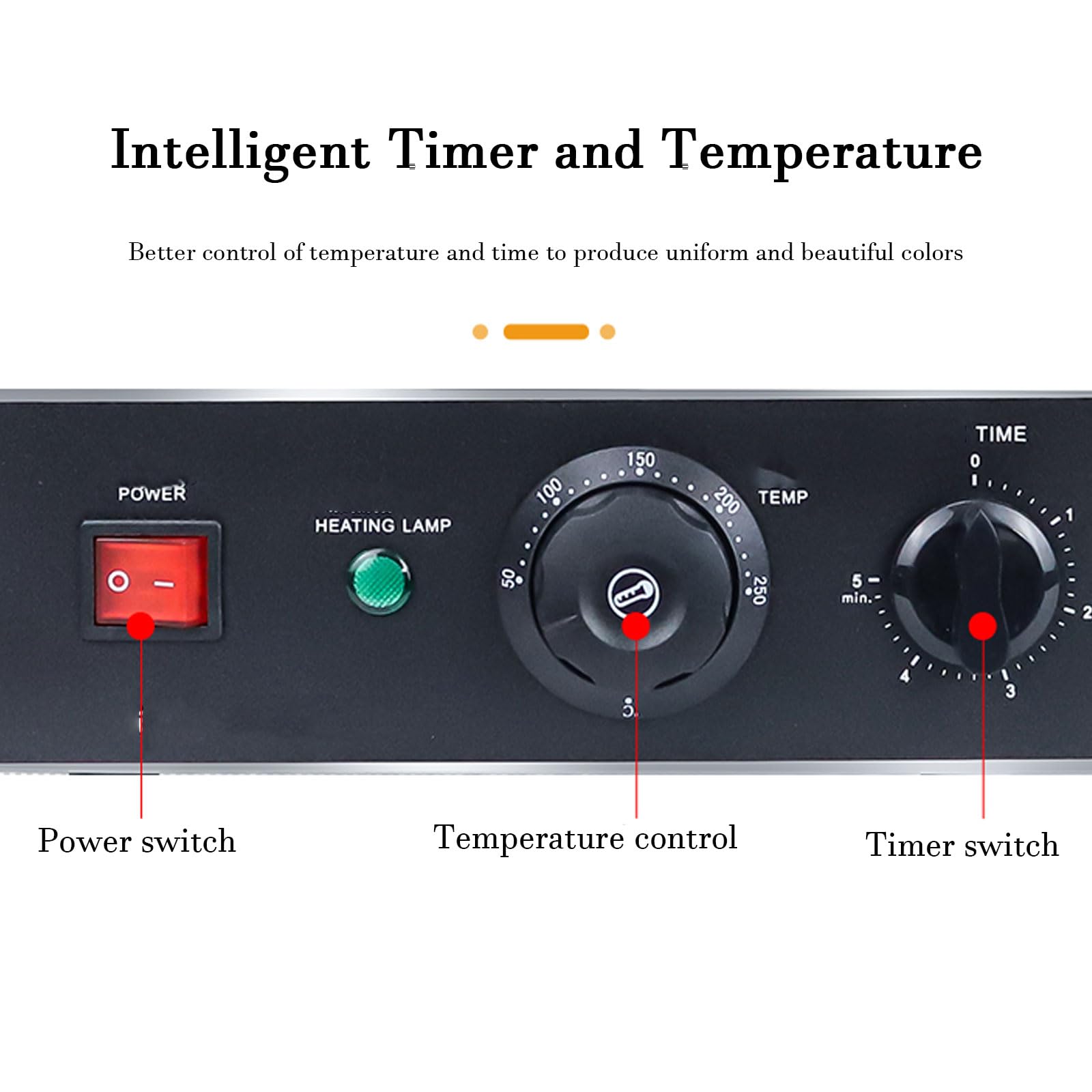 Máquina rotativa Comercial, 1200 W, eléctrica, de Acero Inoxidable, para Hacer gofres con Forma de Flor, con Control de Temperatura de 50 a 200 ℃, gofrera Individual de llenado Pro,