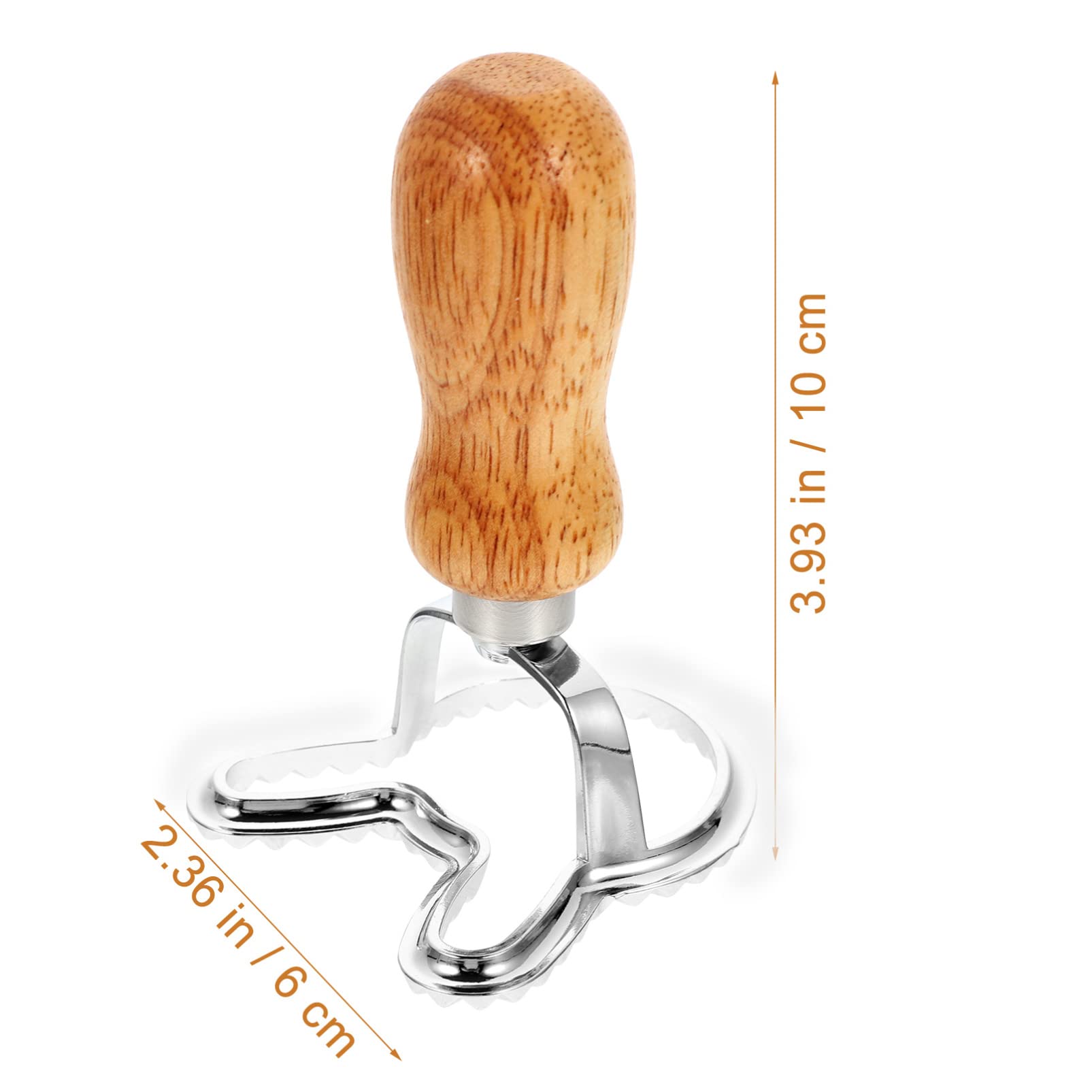 ABOOFAN 3 Set Stampo Per Biscotti Cremagliera Accessorio Per Gnocchi Stampo Biscotti Coniglio Set Cucina Pressa Per Gnocchi Domestici Strumento Per Preparare Gnocchi Legno 4 Pezzi * 3