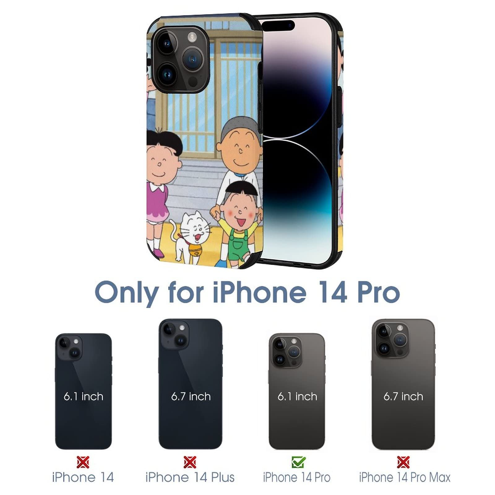 Amazon.co.jp: サザエさん iPhone14 対応 ケース iphone 14 Pro/max