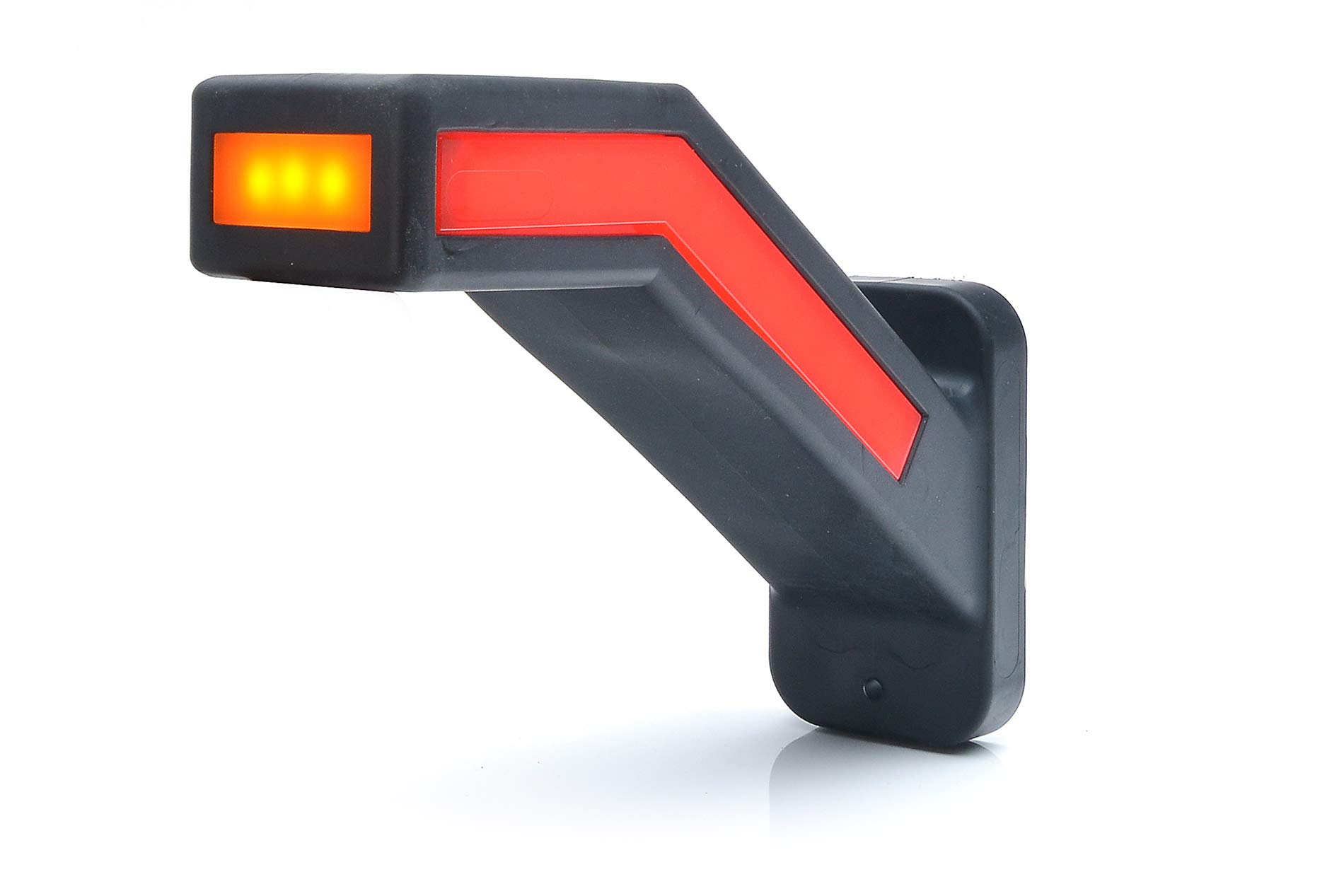 2 x LED Neon Seitenlage 12V 24V Markierungsleuchten Lange Stalklampen LKW Chassis Wohnwagen Anhänger weiß orange rot