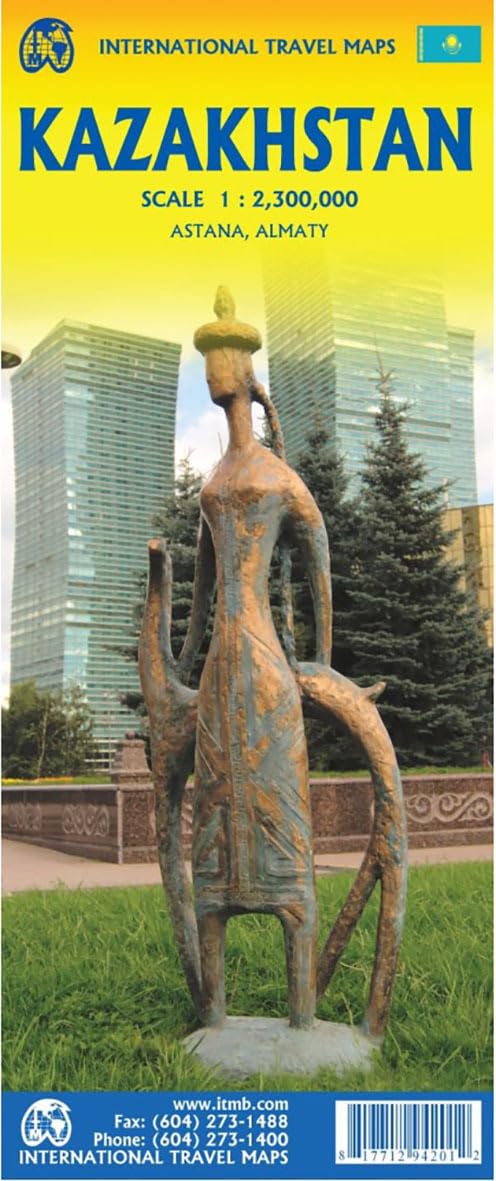 Kazakhstan Travel Reference 1:2.3m - 2026 Edition