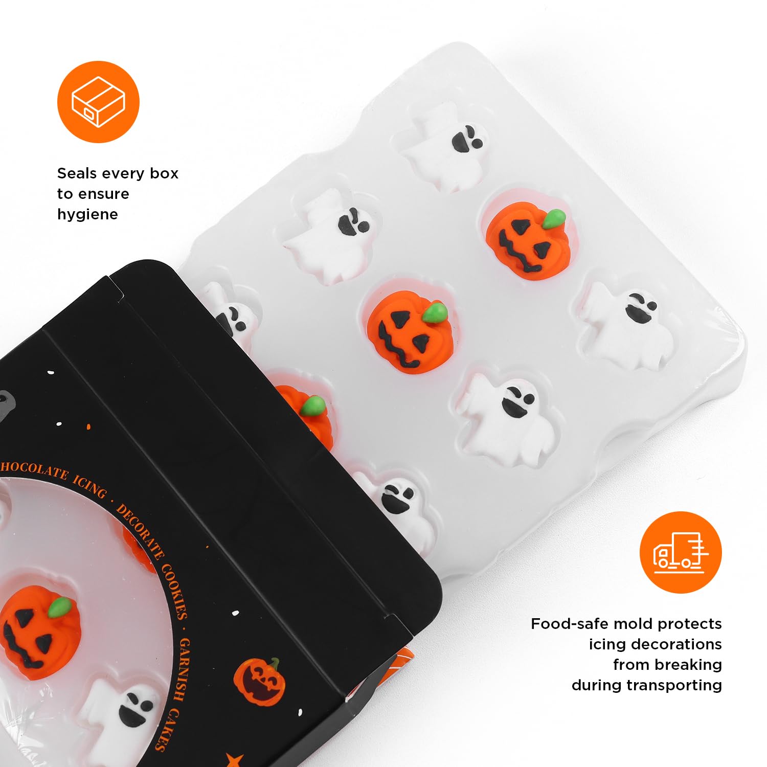 décoration de glaçage d'halloween