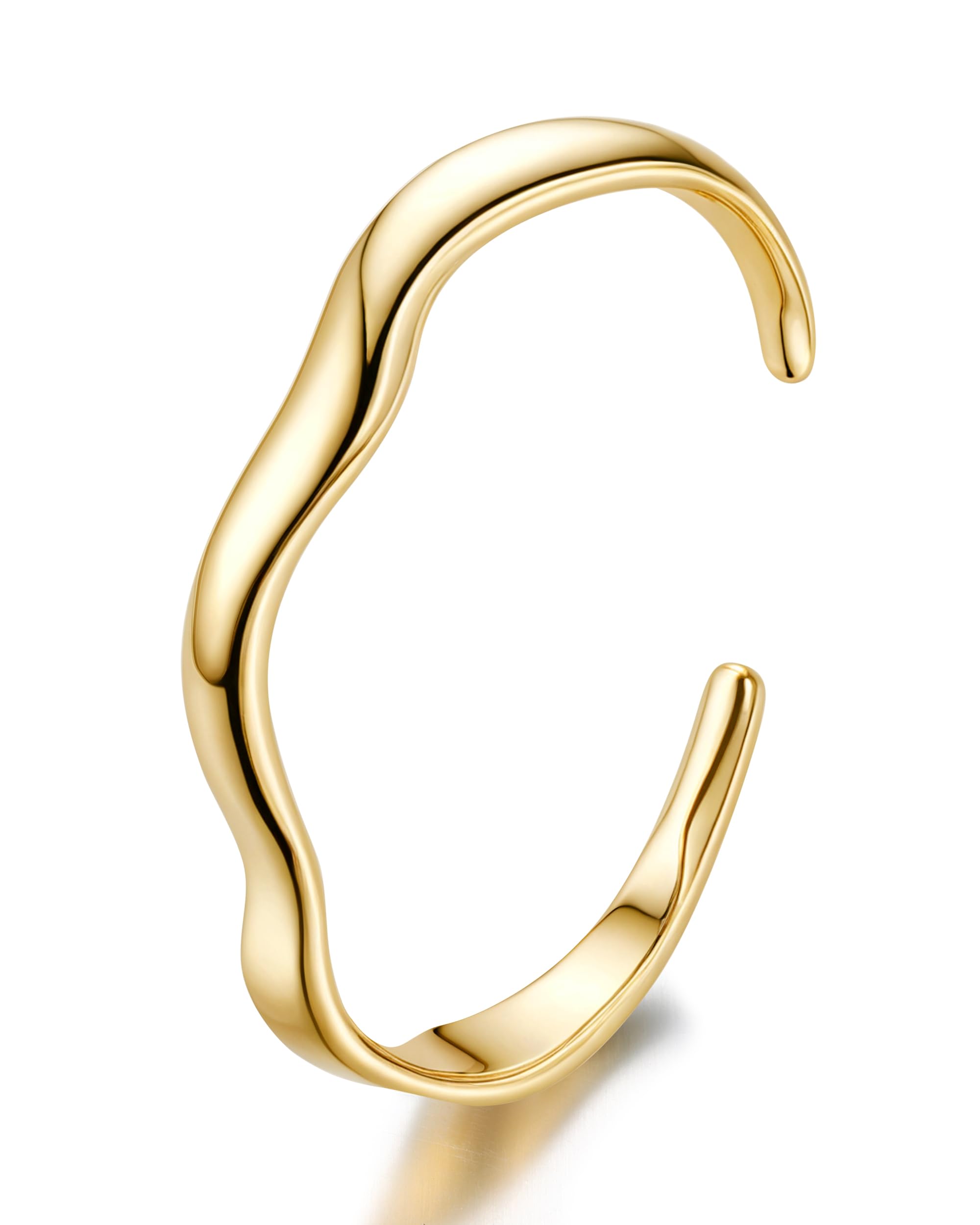 YADOCA Brazalete Mujer Pulseras Mujer Oro Minimalismo Brazalete Acero Inoxidable Pulsera Dorada Joyería para Mujer