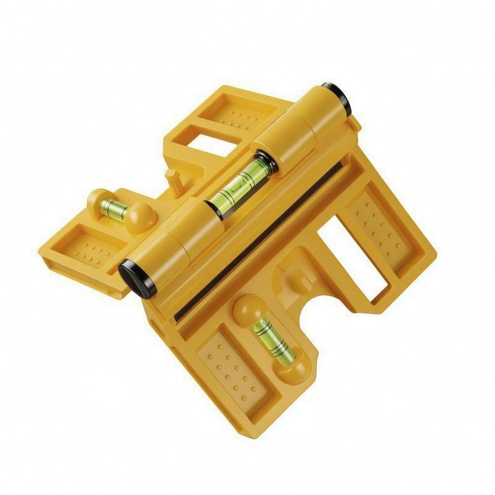 Column Leveler Foldable Level Bubble Vial Rotating Post Level Yellow Upgraded Foldable-image-11
