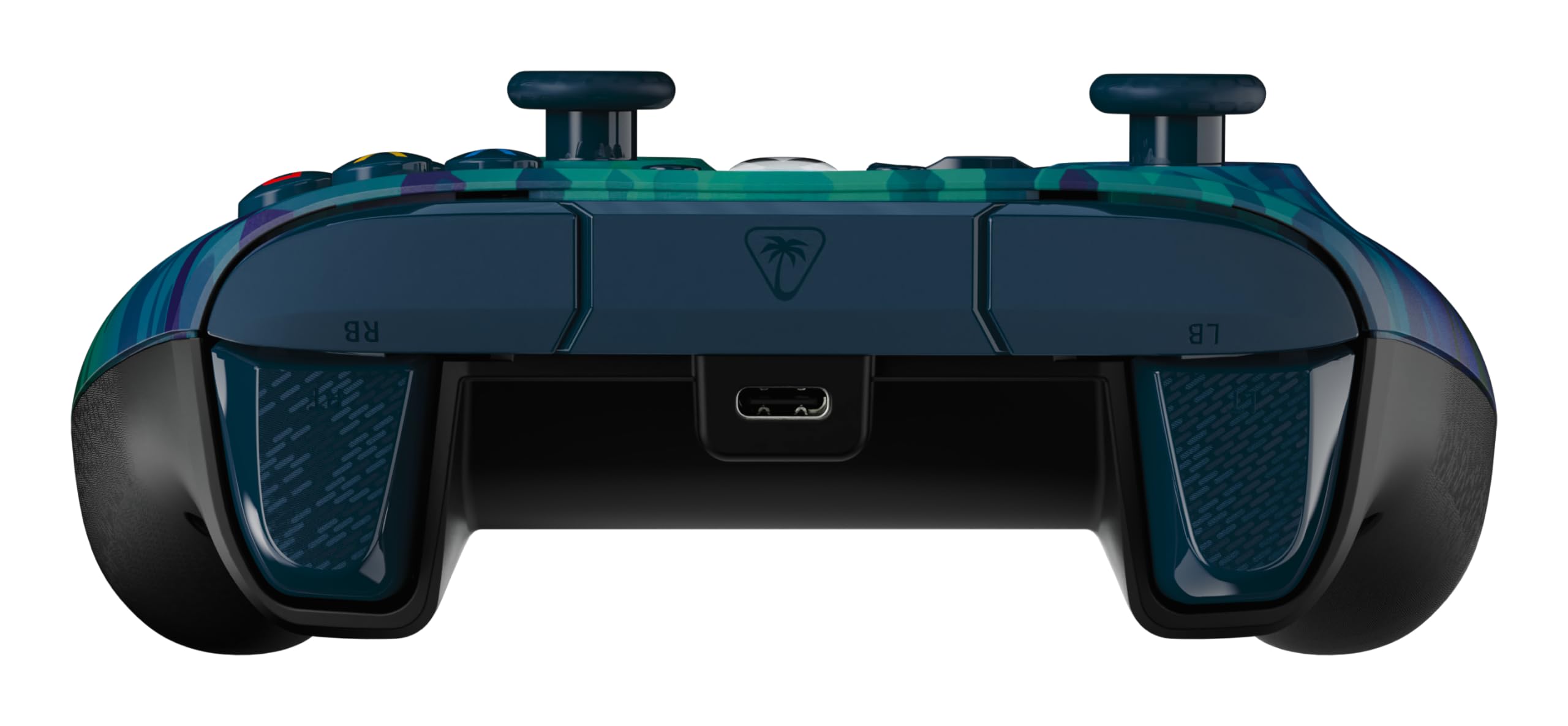Turtle Beach Rematch Advanced Glitch Green Manette de jeu filaire - Licence Xbox Series XS, Xbox One et PC avec Boutons Programmables, Gâchettes, commandes audio et câble de 2.5 m