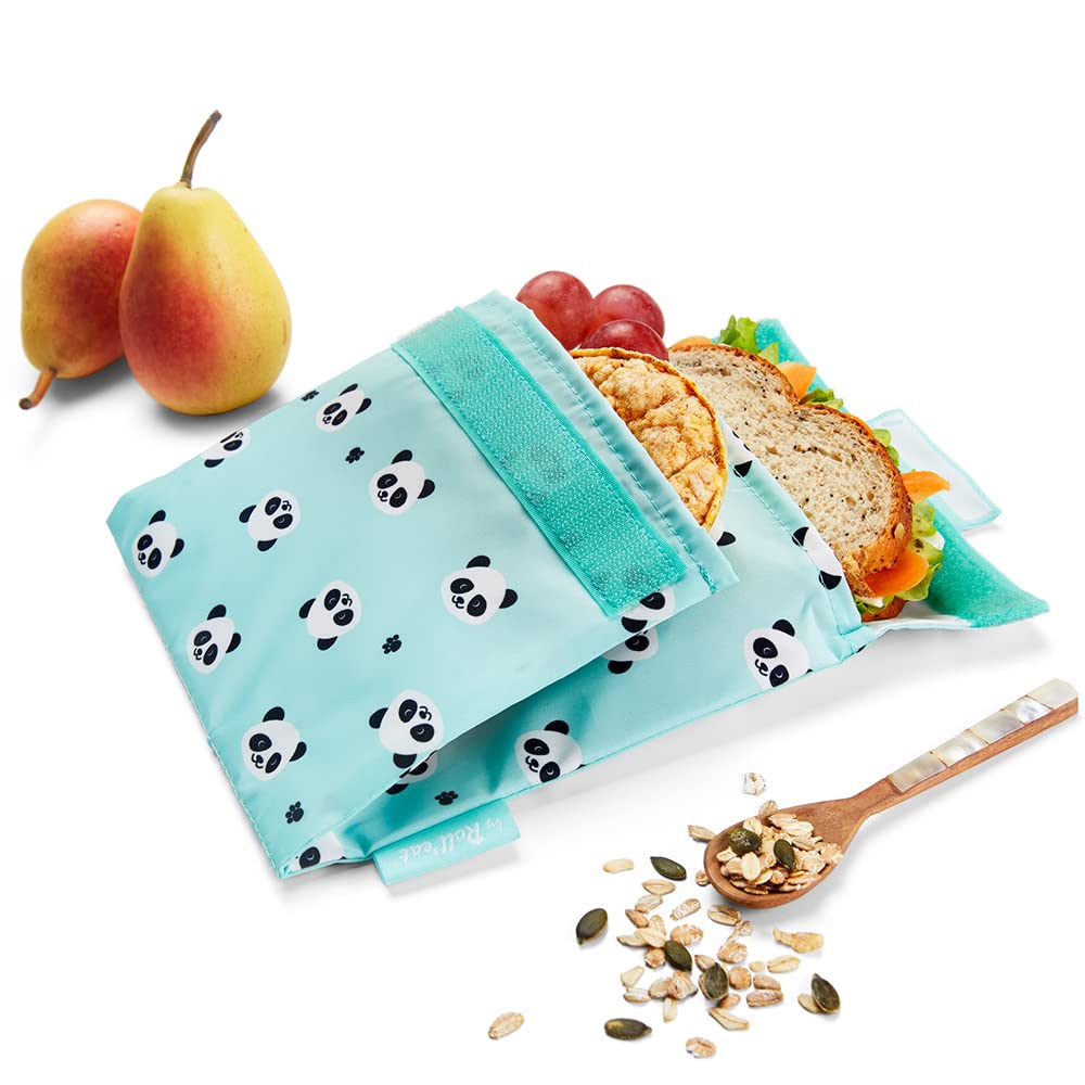 Porta Sandwich Reutilizable Roll'eat - Ecológico, Sin BPA, Lavable | Ideal Para Meriendas, Escuela O Trabajo