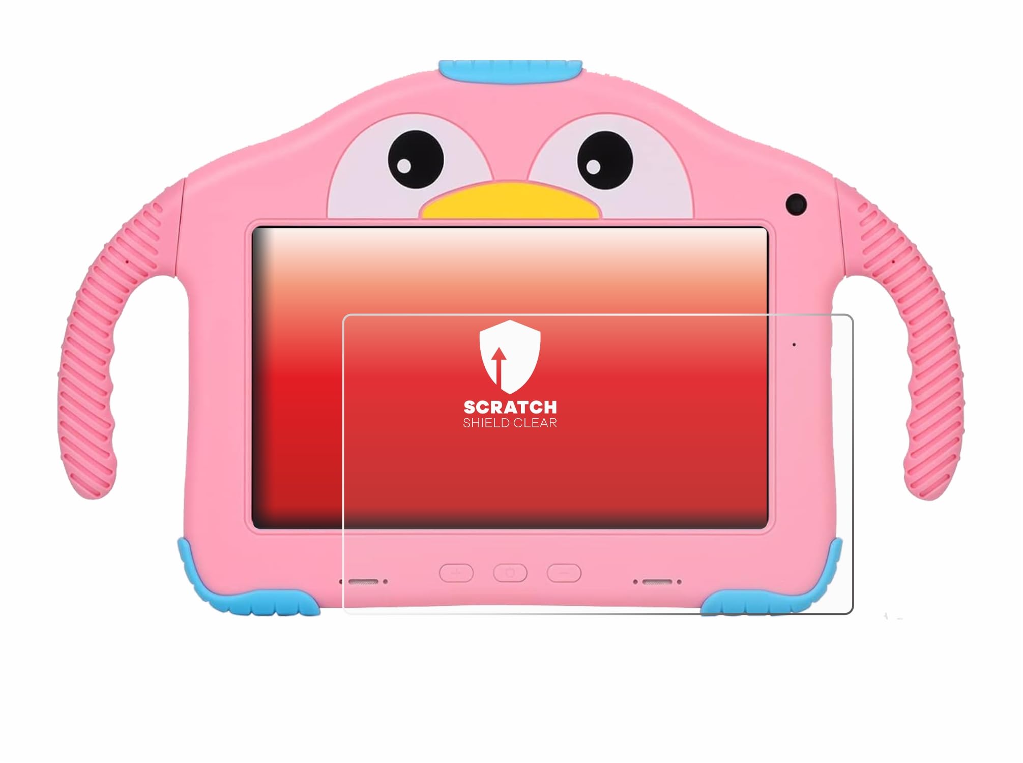 upscreen Scratch Shield Screen Protector compatible with okulaku KIDS03-Pro03 - HD-Clear, Anti-Fingerprint