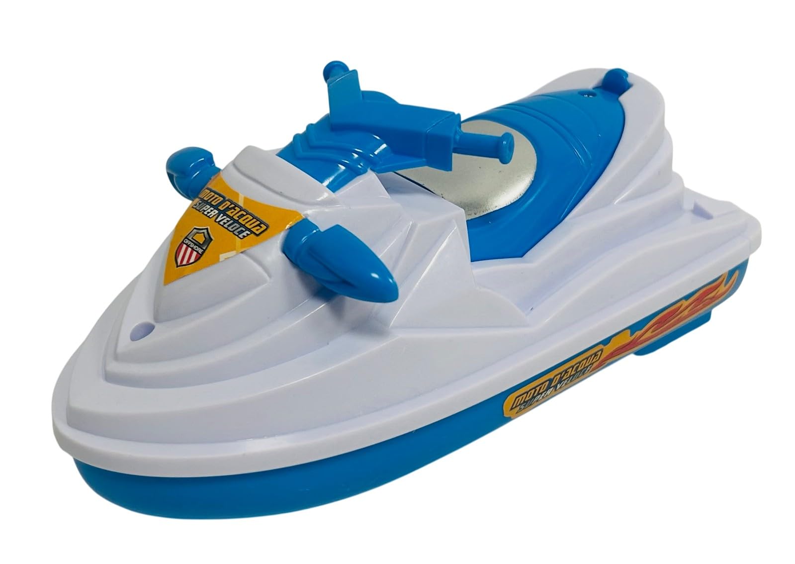 Generico Lancha de juguete a batería, moto de agua, Jet Sky, barco de juguete que funciona con lancha a pilas, súper rápido, 17 cm, juguete para niños, barco a motor eléctrico, juego Sea Race
