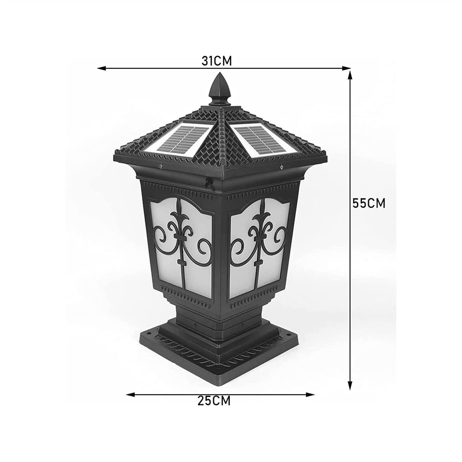 Oświetlenie Słupka Ogrodowego, Oświetlenie Na Słupku, Oświetlenie Zewnętrzne Led, Wodoodporna Lampa Kolumnowa, Oświetlenie Słupka Ogrodowego, Dekoracja Krajobra
