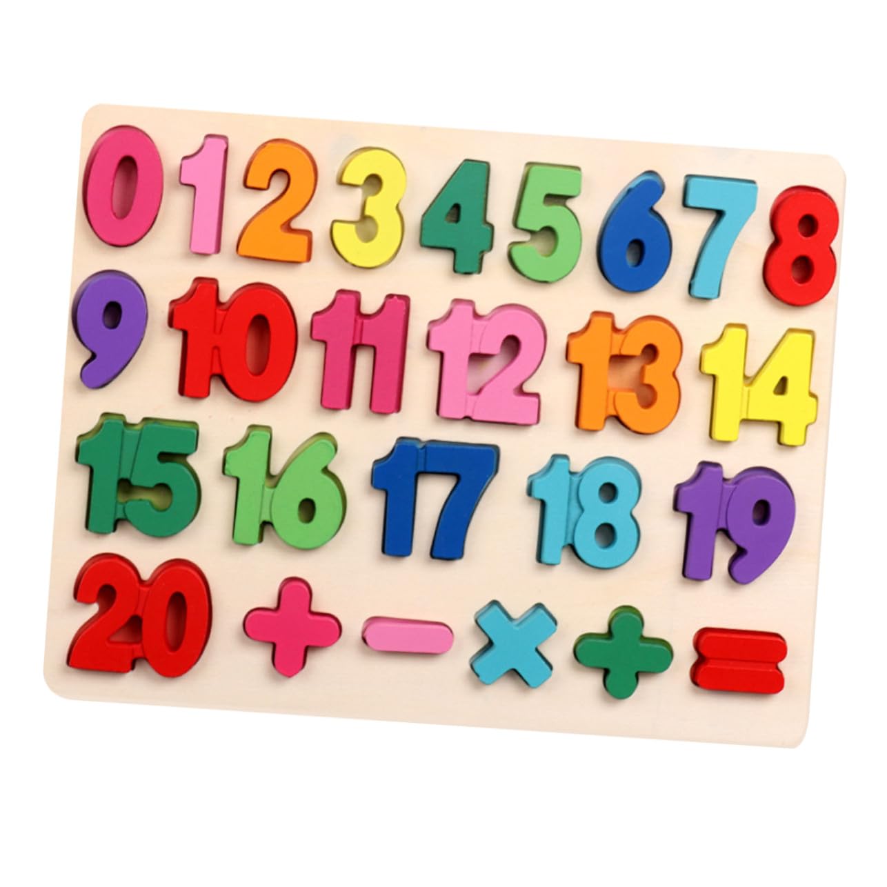 Rompecabezas de Madera para Niños Números y Letras