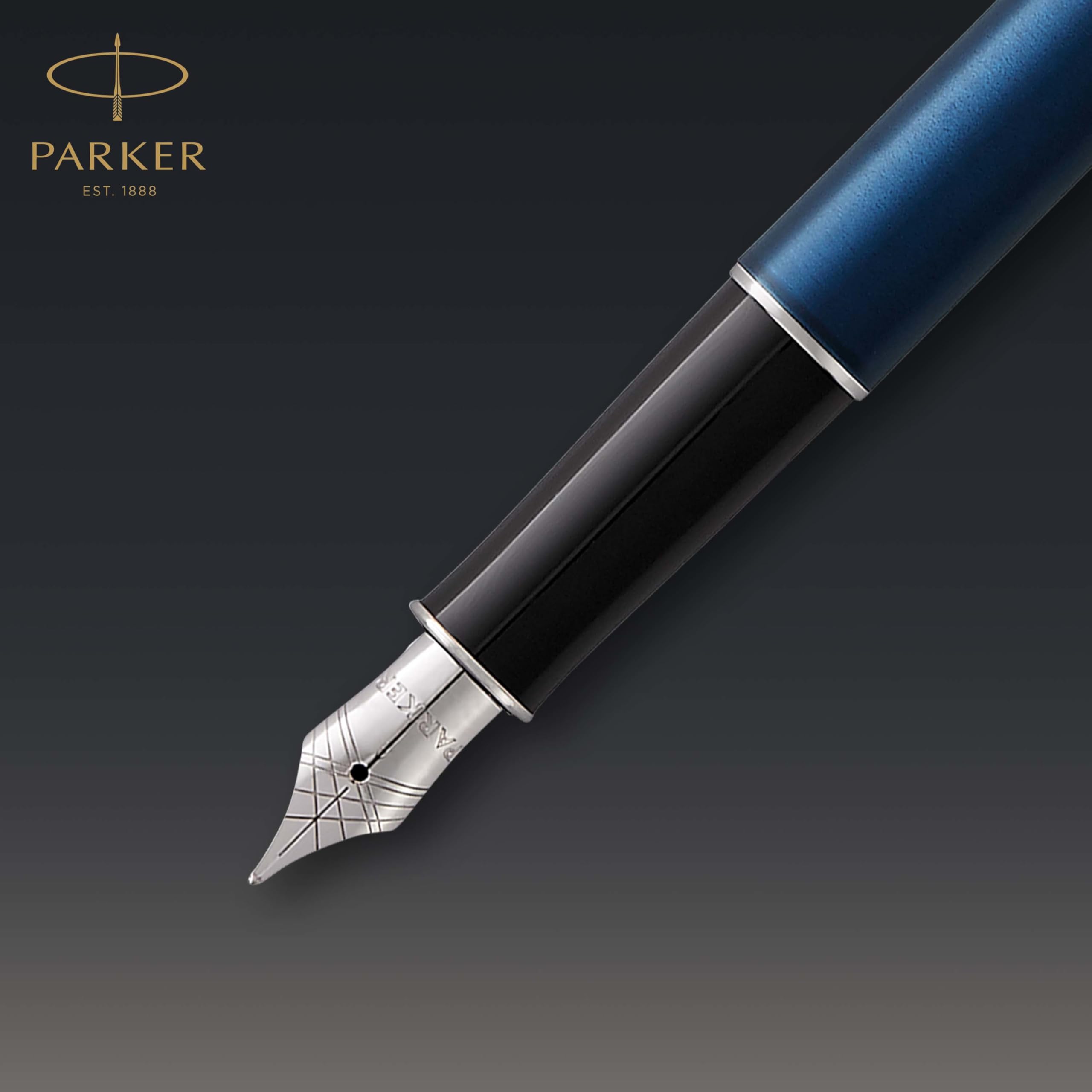 Amazon.com : PARKER Sonnet Fountain Pen, Blue Lacquer with