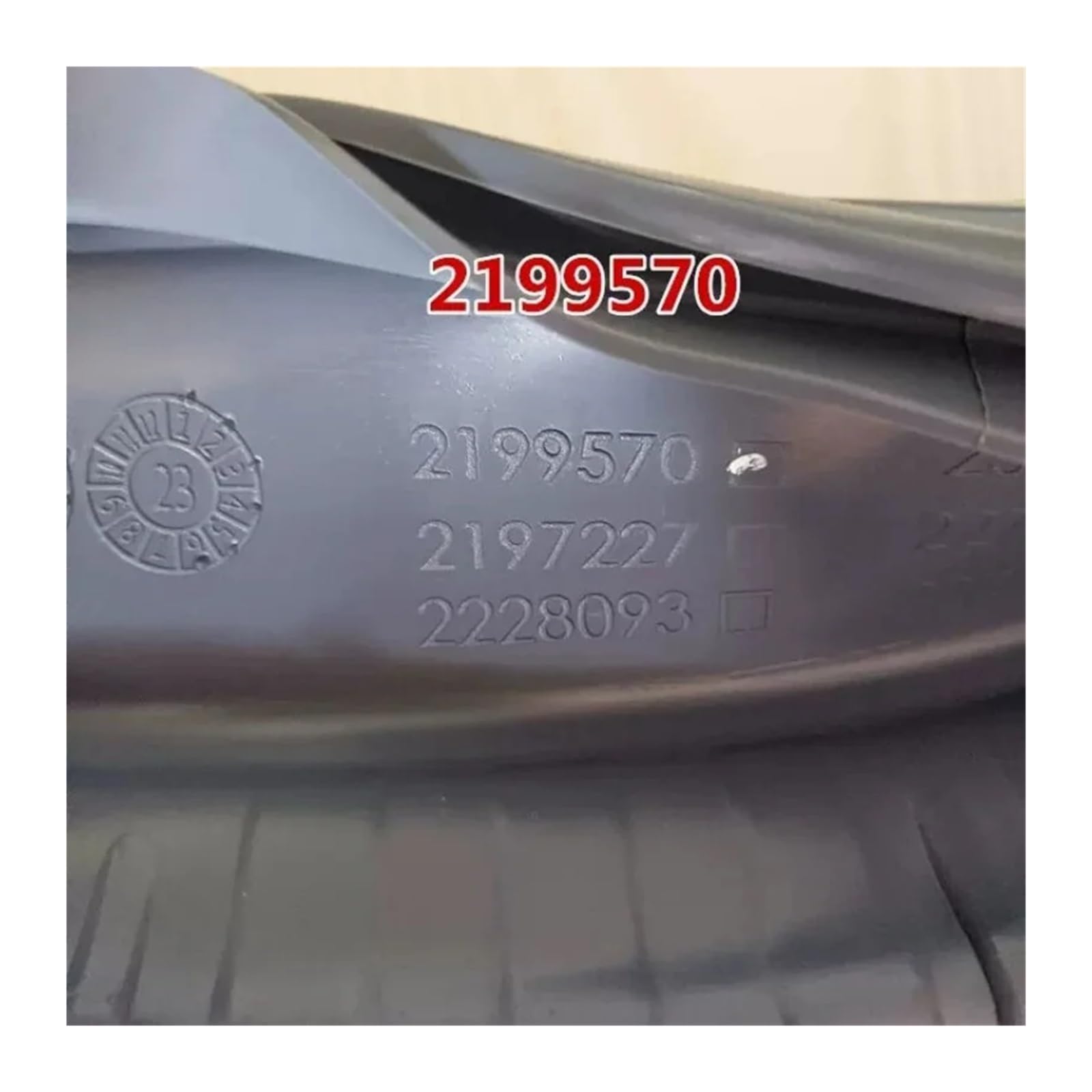 Anillo de sellado de puerta de tambor para lavadora 2199570 2080355 2080694 2129703227499 2257876 2243692 Accesorios (2199570)