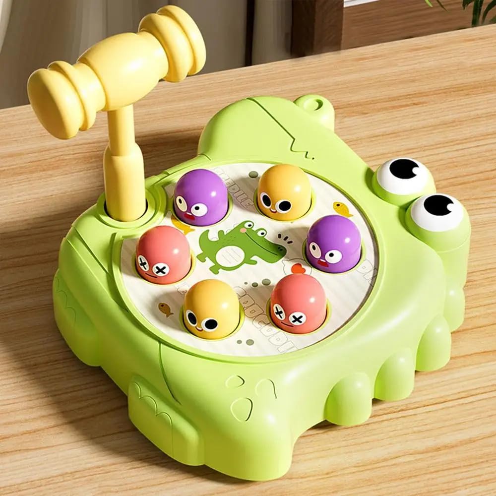 Cots and Cuddles Crocodile Design Whack a Mole Fun Hammering Pounding Toy for Toddler Kids (Random Colour) (B0CXXC54N9) Amazon Price History, Amazon Price Tracker