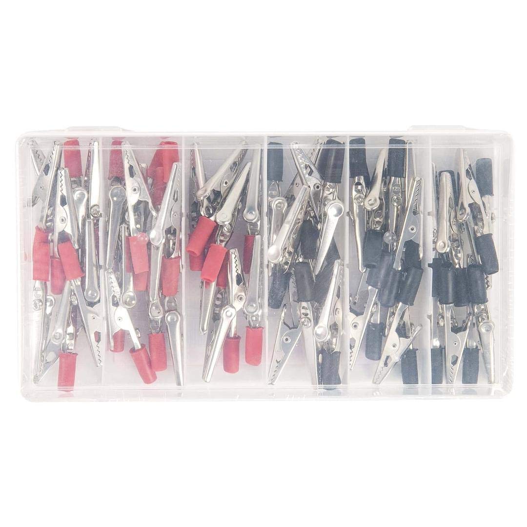 SOLDOUT 20 PCS Alligator Clips with Teeth Roach Clip Metal Crocodile Spring Clips Assortment (Pack of 20)