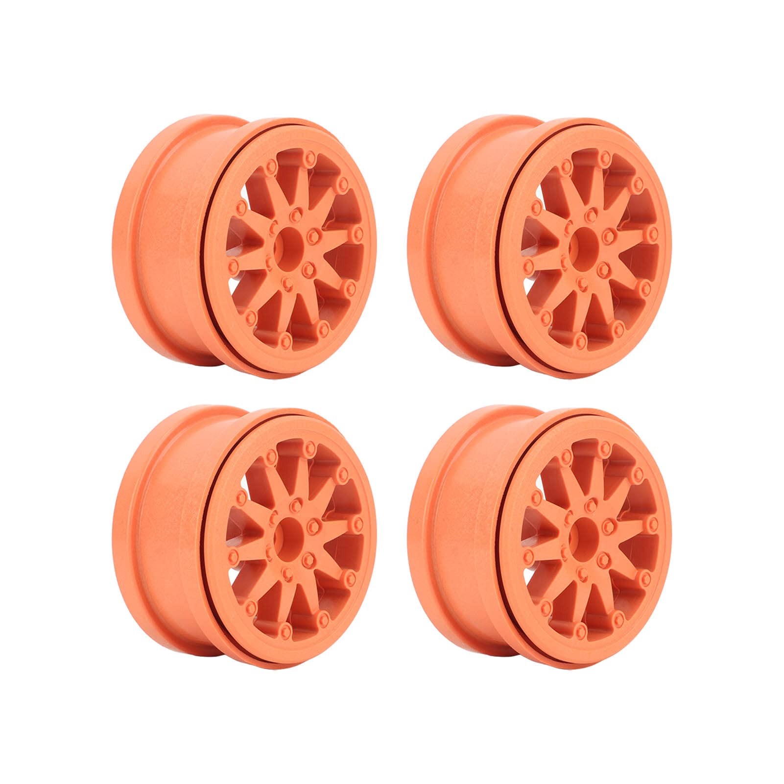遥*パ様 RCカー 赤 ディープリムホイール Amazon | 2.2インチナイロンホイールリム、RCカーホイールリム1/10 RC