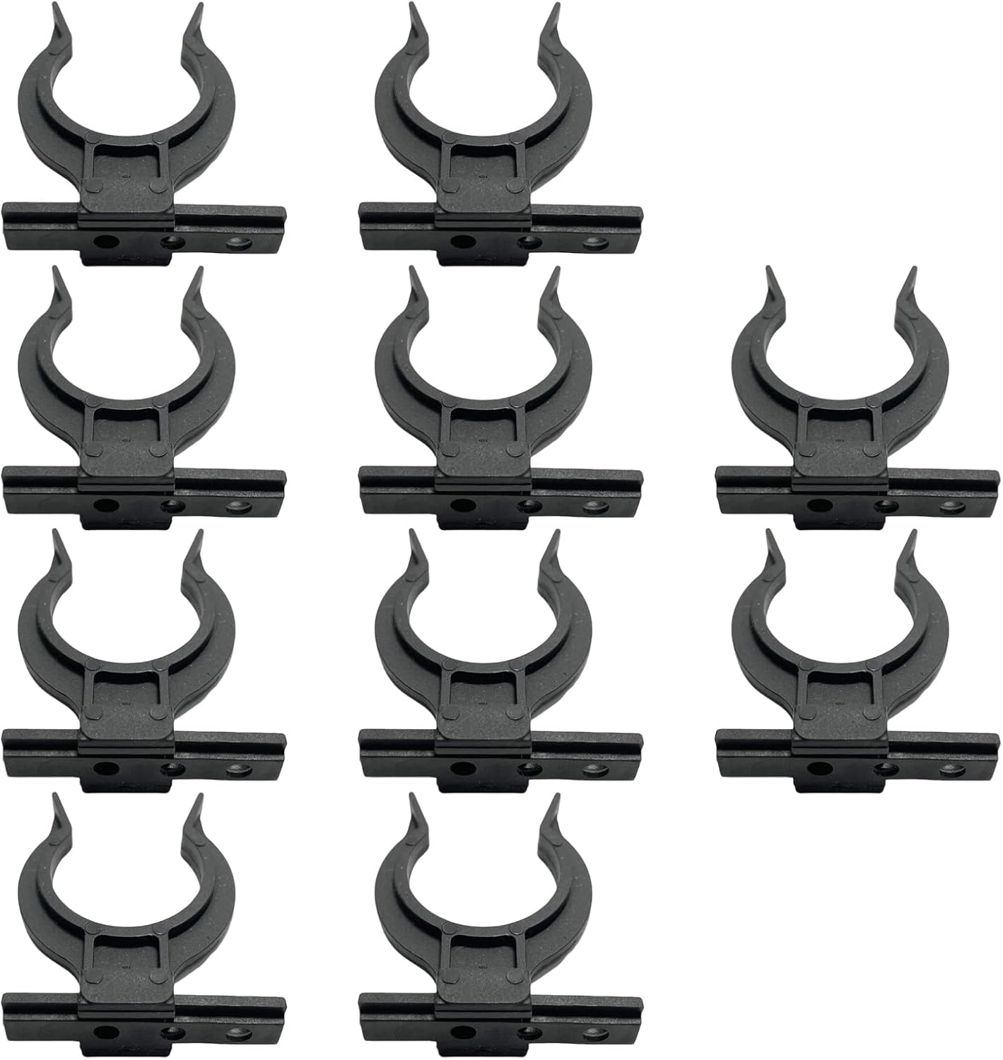 Pack of 10 Practical Kitchen Baseboards Clip Without Screws Adjustable Holders for 32 42mm Cabinet Legs Furniture Leveling Clip