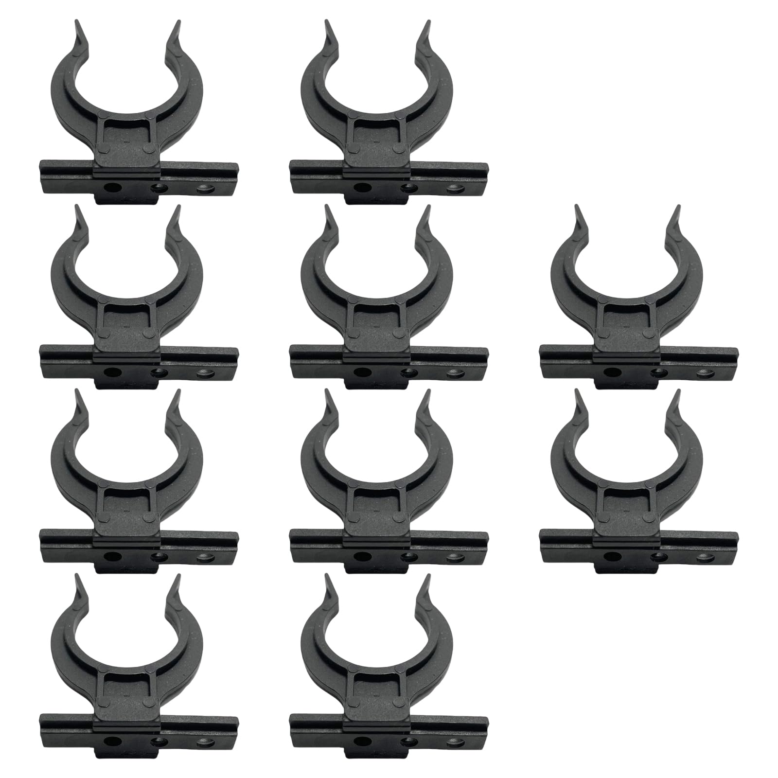 Kancery 10Pieces Kitchen Plinths Clip Sturdy Kickboarded Brackets for 32 42mm Cabinet Feet Without Screws Daily Use