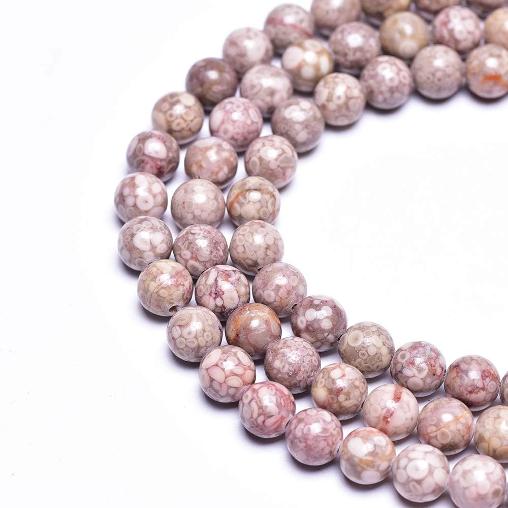 Asingeloo 10MM Natural Chrysanthemum Stone Jasper Gemstone