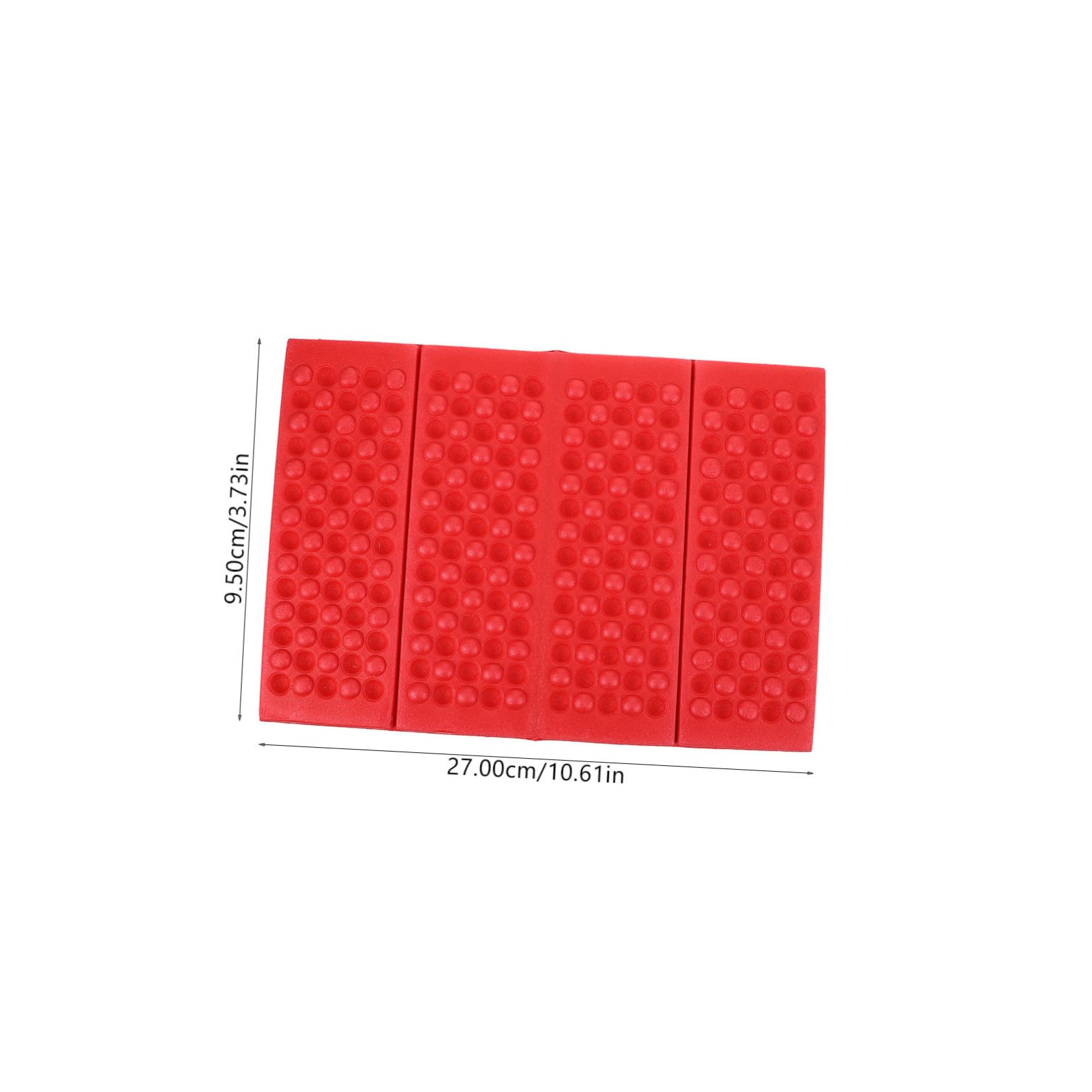 SUPVOX Foldable Outdoor Camping Mat Seat Portable Picnic Pad Lightweight Xpe Cushion for Hiking Travel and Outdoor Activities Red