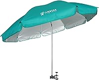 Vista 14 de AMMSUN Paraguas para silla XL con abrazadera universal ajustable de 47 pulgadas y giratorio de 360 grados UPF 50+, abrazadera portátil para silla