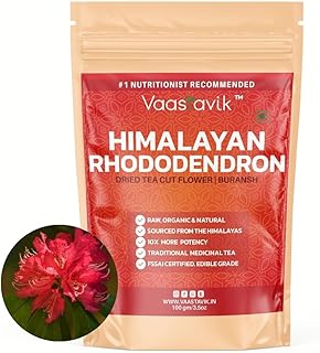 Vaastavik Red Rhododendron Flower Tea 100gm