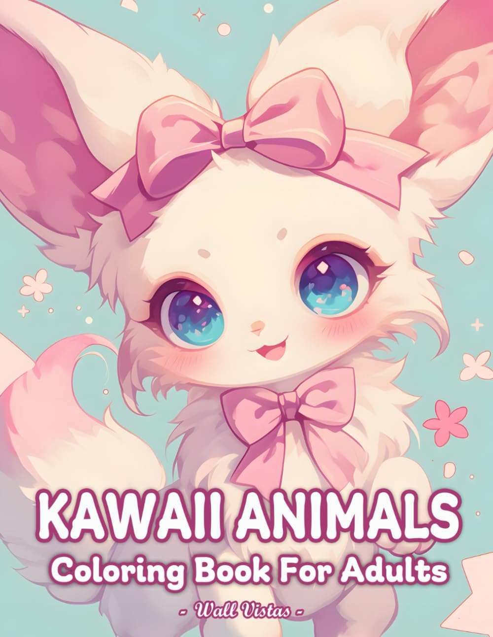 Kawaii Animals: Coloring Book For Adults With Cute Animals From Forests, Jungles, Woodland, Farms And More