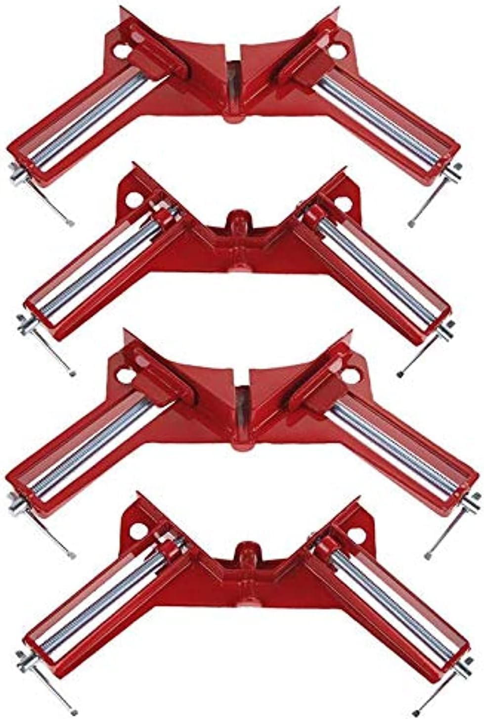 Nyganmelloz4pcs/set 90 Degree Right Angle Clamp Mitre Clamps Corner Picture Holder Woodwork For Woodworking tool