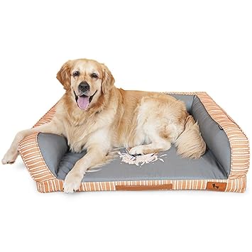 Heads Up For Tails Jungle Collection Jungle Pride Sofa Dog Bed - Large Size Bed for Dogs Pet Sleeping Sofa Bed