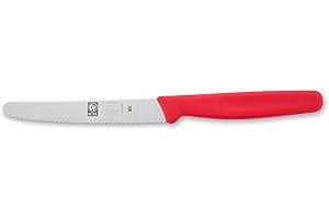 Icel Kitchen Utility Knife: Razor-Sharp Serrated Edge for Precise Cutting