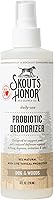 Skout's Honor Probiotic Pet Deodorizer Spray - Hydrating Daily Formula with Avocado Oil, Omega-3s, 97% Natural 8oz for Dogs