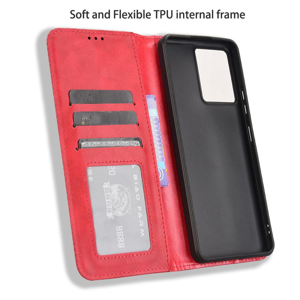 Cover Compatibile con Blackview Wave 8,Slot, portafoglio in pelle PU di