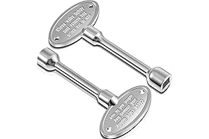 Tondiamo 2 Pcs Universal Value Key Fireplace Key for Gas for Home and Outdoors