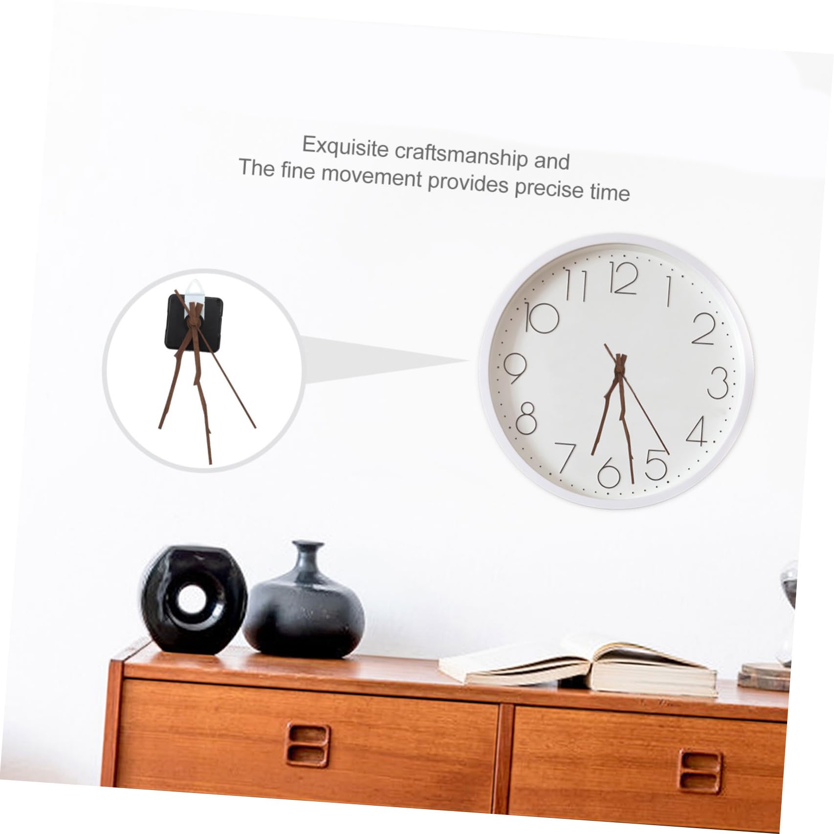 STOBOK 6 Sätze Uhrwerk-Bausatz Uhren Mechanismen Uhr-Kit Gold Mechanismus Retro Uhrwerk mit Langer Welle Uhrwerk Quarz Uhrzubehör langlebiges Uhrwerk Taktbewegungs -Kit Plastik