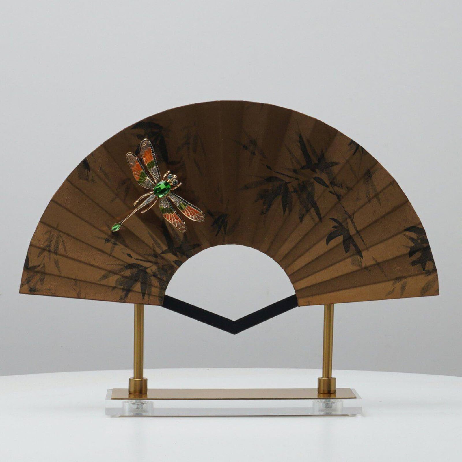 Éventail chinois de salon de 29,5 cm pour créer une ambiance zen et poétique chez soi