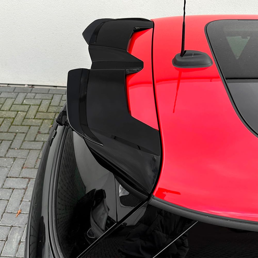 AutoStyle Roof spoiler (Spoiler Cap) compatible with Mini F65/F66/J01 Cooper S JCW 2024- (ABS Glossy Black)
