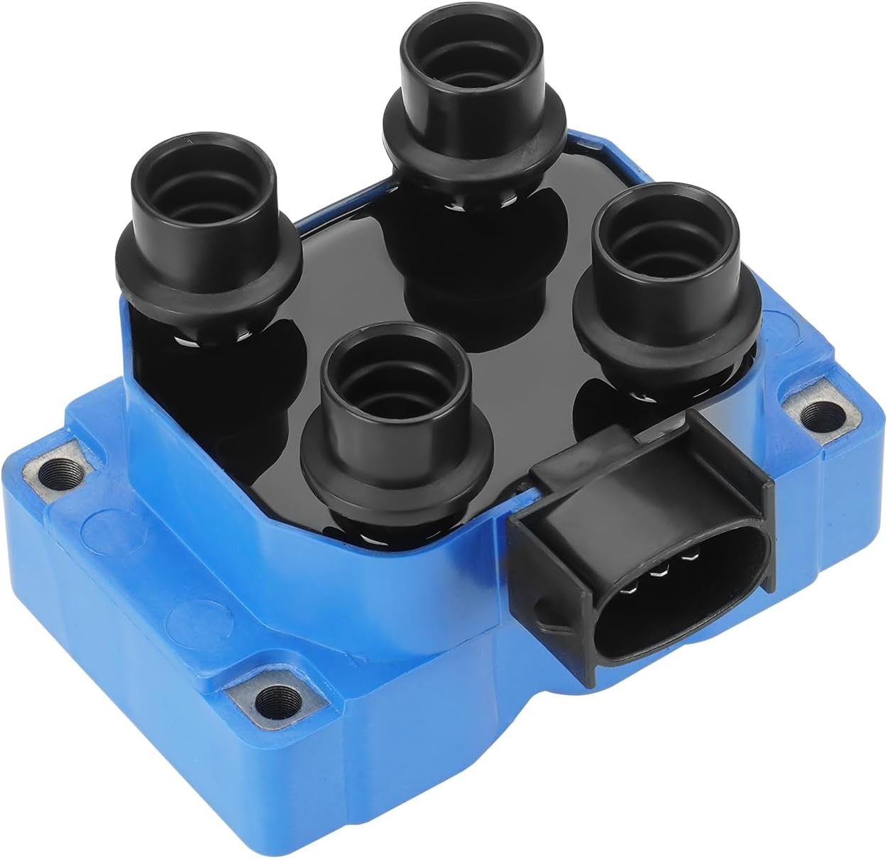 Blue Set of 2 Ignition Coil Pack Compatible with Ford Mustang Ranger Escort Contour Expedition F-250 Explorer, Mazda 626 B2300 B2500, Mercury Tracer Mystique Tracer Replace FD487 DG530 DG523