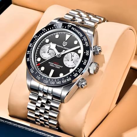 Amazon | LACZ DENTON パガーニデザイン 1718 パンダ ダイヤル メンズ