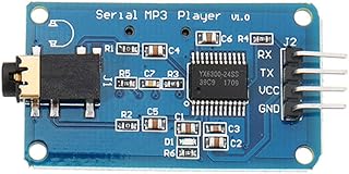 YHJ0313 3pcs UART TTL Nonparallel Control MP3 Music Player Module Support Micro SD/SDHC Card for/AVR/ARM/PIC 3.2-5.2V Good Components