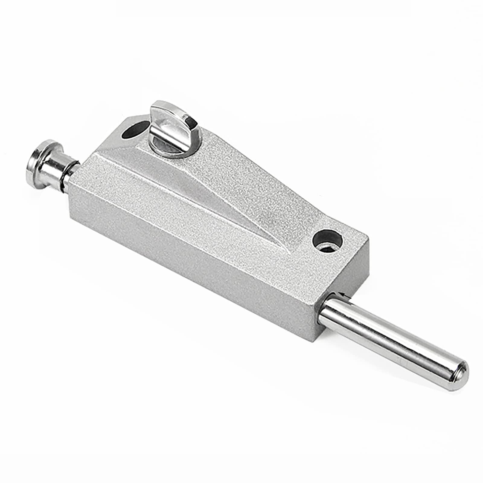 Door Lock Bolt, Zinc Alloy Sliding Flush Bolt Latch for Composite Wooden Double Doors(OneColor)