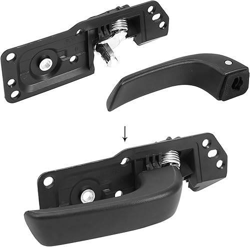 Miniatura 6 de X AUTOHAUX Manija de puerta interior del coche delantera derecha para Chevy Silverado 1500 2500 3500 para GMC Sierra 1500 2500 3500 2007-2013