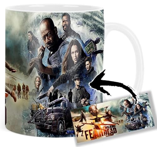 Fear The Walking Dead Alycia Debnam-Carey Lennie James Taza Ceramica Mug Fear The Walking Dead Alycia Debnam-Carey Lennie James Taza Ceramica Mug