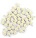 Zerodis Chip ad Alta Potenza 100 PCS, 3W Super Bright Intensity SMD Emettitore di Luce Componenti Lampadina a diodi Apparecchi di Illuminazione a LED per Proiettore Spotlight