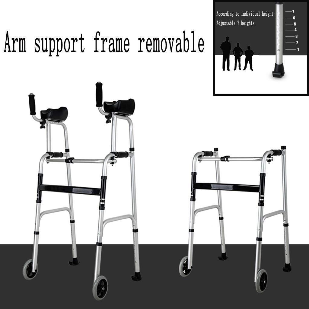 Chodzik, Chodzik Podróżny Z Podparciem Kolan, Ultra Mobility Aid Cztery Koła, Rama Do Chodzenia Z Regulacją Wysokości,
