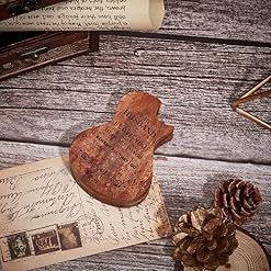 SUPERDANT Support de Boîte de Sélection de Guitare en Bois à Mon Mari Conteneur en Bois Étui de Sélection de Forme de… - Les Beatles, Paul McCartney, John Lennon, RIngo Starr, George Harrison SUPERDANT Support de Boîte de Sélection de Guitare en Bois à Mon Mari Conteneur en Bois Étui de Sélection de Forme de… – Image 5