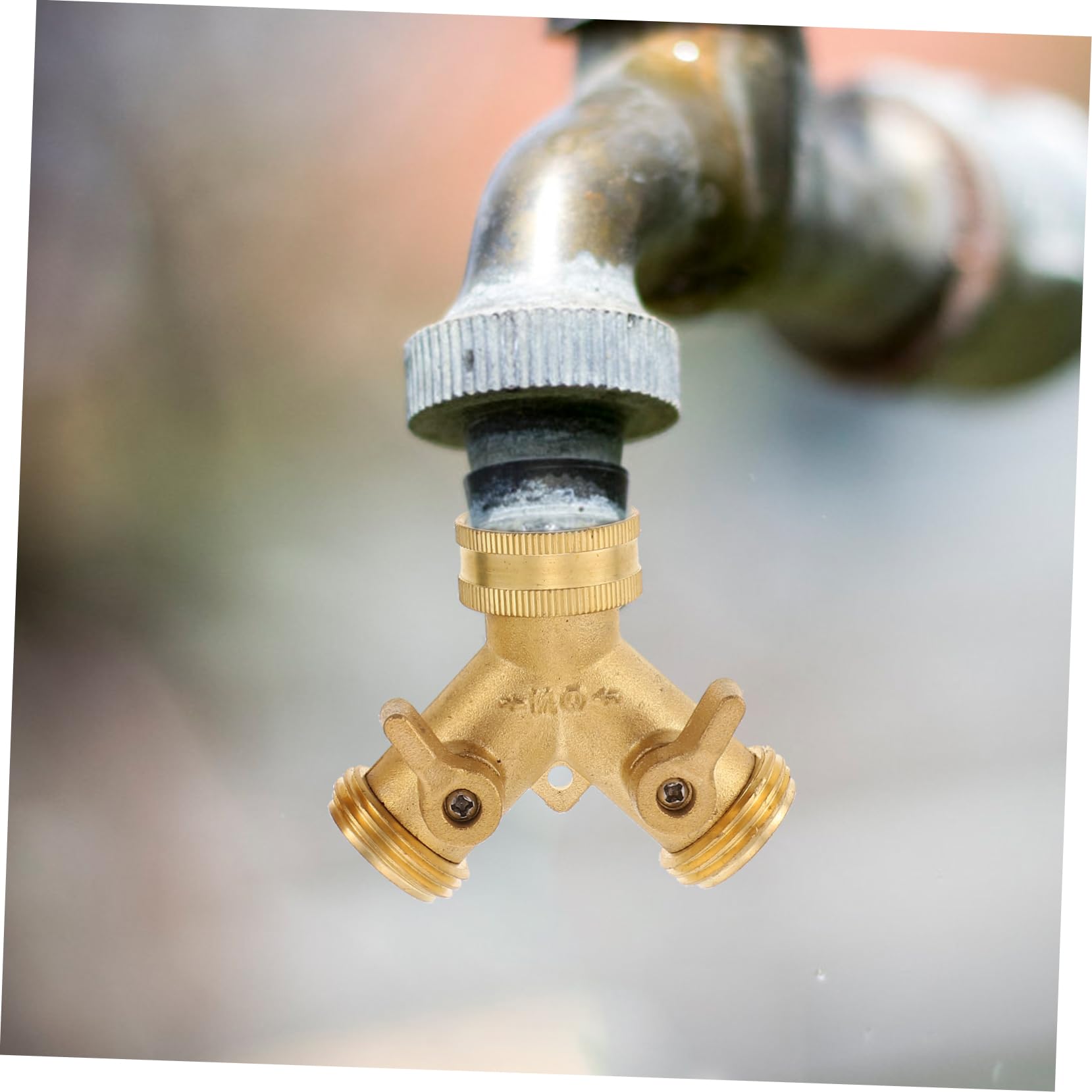 UKCOCO Adaptador de Manguera para Grifo y Conexión de Cobre