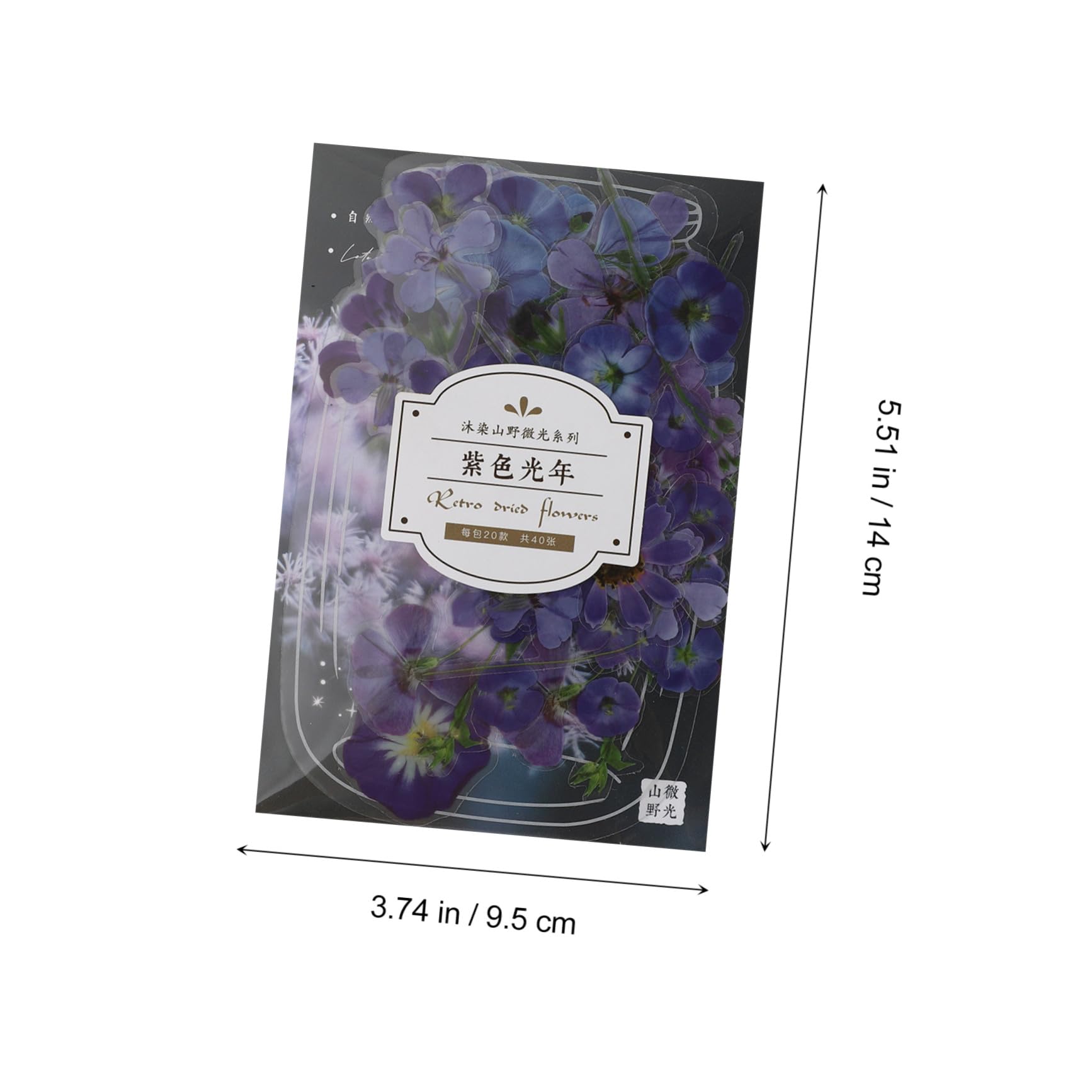 DOITOOL 20 Sätze Schöne Pflanzenaufkleber Set Umweltfreundliche Pet Sticker für Tagebücher Scrapbooking Laptop Dekoration für Kreative Diy Projekte
