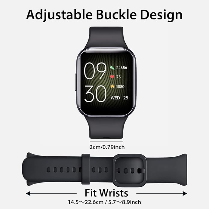 Correa de reloj inteligente WalkerFit para MOLOCY Q23, 2 unidades miniatura 5